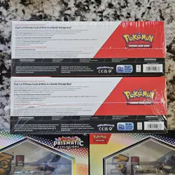 Sam’s Club Pokemon Prismatic Evolutions Bundle & Poster Collection LOT OF 4 NEW - Image 3