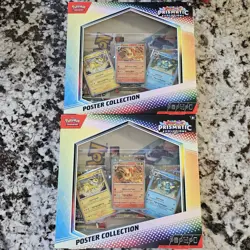 Sam’s Club Pokemon Prismatic Evolutions Bundle & Poster Collection LOT OF 4 NEW - Image 4