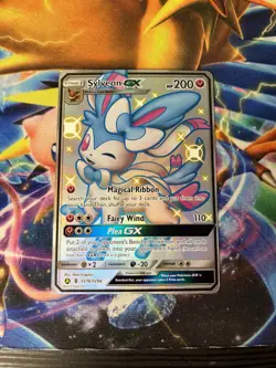 Pokemon NM Sylveon GX SV76/SV94 Hidden Fates Shiny Vault - Image 5