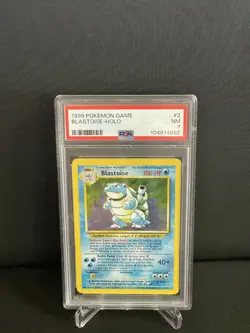 1999 Pokemon Base Set Blastoise Holo 2/102 PSA 7 NM - Image 1