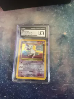 MEW VINTAGE HOLO 151 POKEMON JAPANESE FOSSIL CGC 8.5 NM/Mint+ Slab 1997 - Image 1