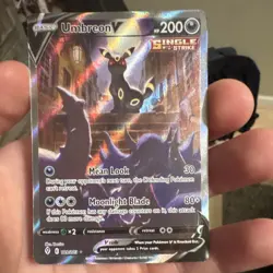 Pokemon Umbreon V Alternate Full Art Single Strike 189/203 Evolving Skies Holo - Image 1