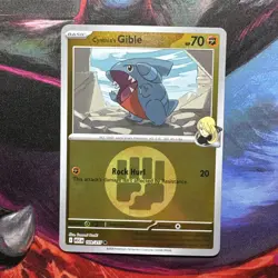 Pokemon TCG Cynthia’s Gible Ascended Heroes Energy Symbol Reverse Holo 109/217 - Image 1