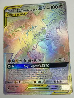 Moltres & Zapdos & Articuno GX 69/68 Hidden Fates - Pokemon Card - Near Mint - Image 3