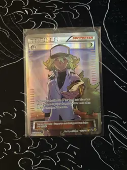Pokemon TCG N Alt Art Premium Trainer XY Collection 105a/124 Promo Card NM-MINT - Image 1