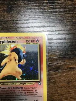 Pokemon Cards Typhlosion 17/111 Neo Genesis Holo Rare - Image 3