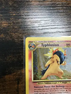 Pokemon Cards Typhlosion 17/111 Neo Genesis Holo Rare - Image 4