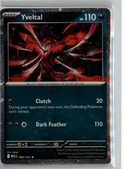 Yveltal (Game Stop) 088/132 Miscellaneous Cards & Products Holo Sealed - Image 1