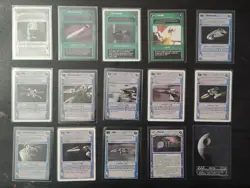 Star Wars CCG TCG Lot 1995-2001 Trading Cards +/- 42Cards - Image 2