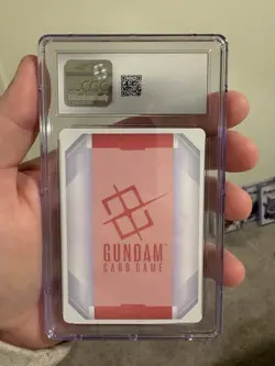 Gundam Card Game Newtype Rising Resource Gundam Wing Zero R-004 C+ CGC 10 - Image 4