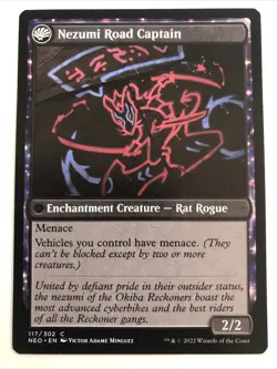 MTG Kamigawa: Neon Dynasty Okiba Reckoner Raid 117/302 LP - Image 2