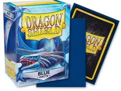 Dragon Shield Standard Size Matte Blue Sleeves - 100 CT for MTG / Pokemon + More - Image 1