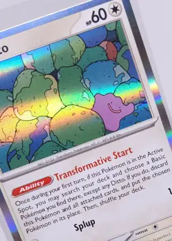 Pokemon Ditto Scarlet & Violet-151 132/165 Holo Rare - Image 3