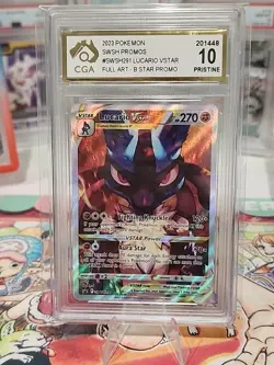 2023 Pokemon TCG Lucario VSTAR SWSH291 Promo CGA 10 - Image 2