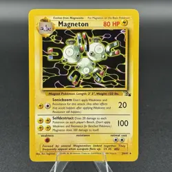 Magneton - 26/62 Fossil - Pokemon TCG - 1999 - Image 1