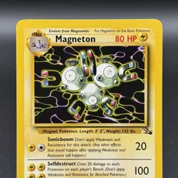 Magneton - 26/62 Fossil - Pokemon TCG - 1999 - Image 2