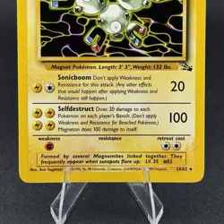 Magneton - 26/62 Fossil - Pokemon TCG - 1999 - Image 3