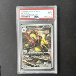 Haxorus 147/087 - PSA 9 - Pokemon Black Bolt - Image 1