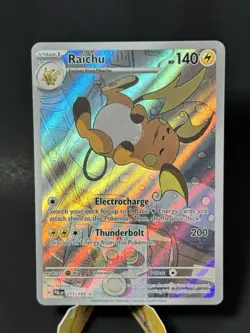 Pokemon TCG Raichu 211/193 IR Illustration Paldea Evolved - Image 1