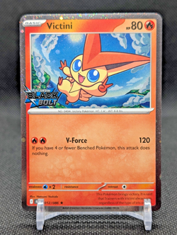 SWIRL - Victini - 012/086 - Black Bolt - Cosmos Holo STAMP | Pokemon TCG | NM - Image 1