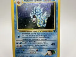 Giovanni's Gyarados 5/132 Gym Challenge Unlimited Holo Rare Pokemon TCG MP - Image 4