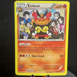 Emboar 27 BW Legendary Treasures Holo Rare Card Pokemon TCG - Image 1