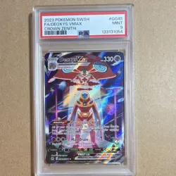 Pokemon Deoxys VMAX Ultra Rare Holo GG45/GG70 Crown Zenith PSA 9 2023 Card - Image 1