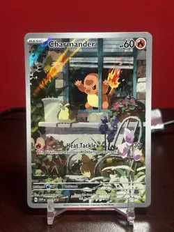 Charmander 044 Sv: Scarlet & Violet Promo Cards Illustration Rare NM - Image 1