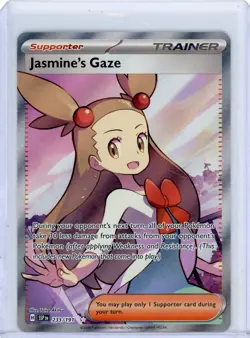 Pokemon TCG Jasmine's Gaze 233/191 2024 Surging Sparks Ultra Rare Card ! - Image 1