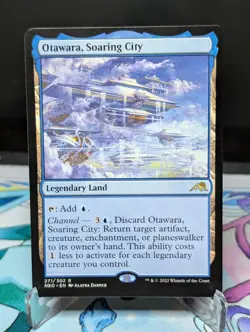 MTG Kamigawa: Neon Dynasty- Otawara, Soaring City 271 NM - Image 1