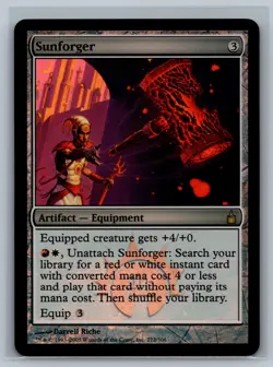 Magic MTG Ravnica City Of Guilds Sunforger #272/306 Foil TCG CCG - Image 1