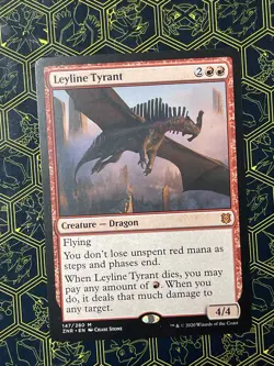 MTG Leyline Tyrant - Zendikar Rising 147 - Image 1