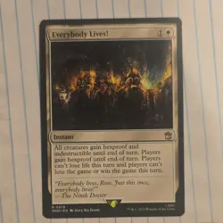 Everybody Lives! Universes Beyond Doctor Who Rare Instant White Wizards - Image 1