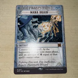 MTG Mana Drain (0011) Non-Foil Showcase Outlaws Of Thunder Junction NM - Image 1