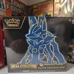 Pokemon Center Exclusive Mega Evolution Lucario Elite Trainer Box (ETB) Sealed - Image 1