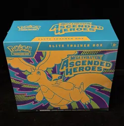 Pokemon ME Ascended Heroes Elite Trainer Box W/N’s Zekrom Promo SEALED - Image 1