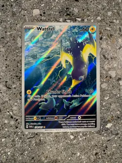 Pokemon TCG Cards Wattrel 178/167 Twilight Masquerade Illustration Rare MINT - Image 1