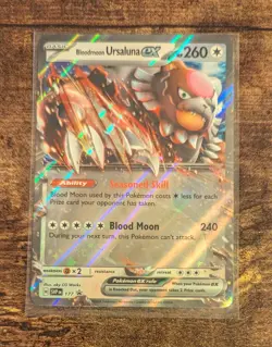 Bloodmoon Ursaluna EX SVP 177 Black Star Promo - Pokemon - Image 1
