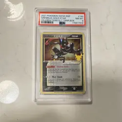 Pokemon Greninja Gold Star Promo Holo SWSH144 Celebrations PSA 8 TCG 2021 - Image 1