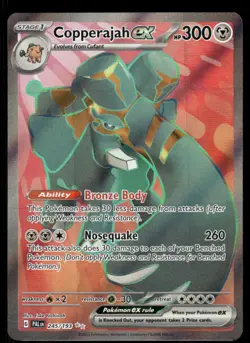 Pokemon Cards Copperajah ex 245/193 Paldea Evolved Ultra Rare NM - Image 1