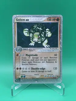 Golem ex 91/97 Dragon Holo Rare Pokemon TCG Nintendo vintage e-reader HP - Image 1