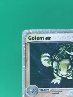 Golem ex 91/97 Dragon Holo Rare Pokemon TCG Nintendo vintage e-reader HP - Image 2