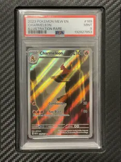 2023 PSA 9 Charmeleon #169 Illustration Rare Pokemon TCG S&V 151 Mew English - Image 1