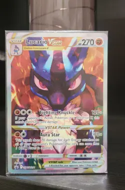 Pokemon TCG Lucario VSTAR SWSH291 Crown Zenith Promo Factory Sealed, Near Mint - Image 5