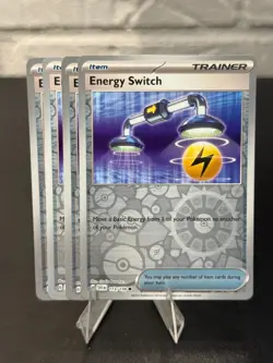 Energy Switch Reverse Holo 173/198 x4 4x Playset Pokemon Scarlet & Violet Base - Image 1