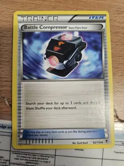 Pokemon Battle Compressor 92/119 - XY Phantom Forces - Expanded GLC - Excellent - Image 1
