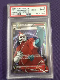 Pokemon XY Phantom Forces Xerosic #119 2014 Edition PSA 9 - Image 1