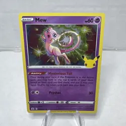 Mew 011/025 Pokemon Celebrations Rare Near Mint - Image 1