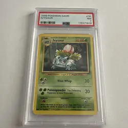 1999 Pokemon Ivysaur Card #30 NM PSA 7 - Image 1