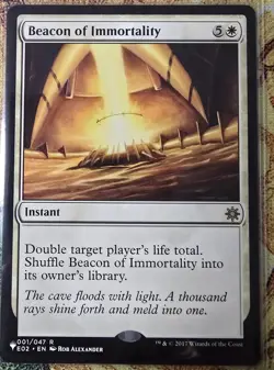 Beacon of Immortality, Explorers of Ixalan, Mystery Booster #35 Regular, NM+,MTG - Image 1